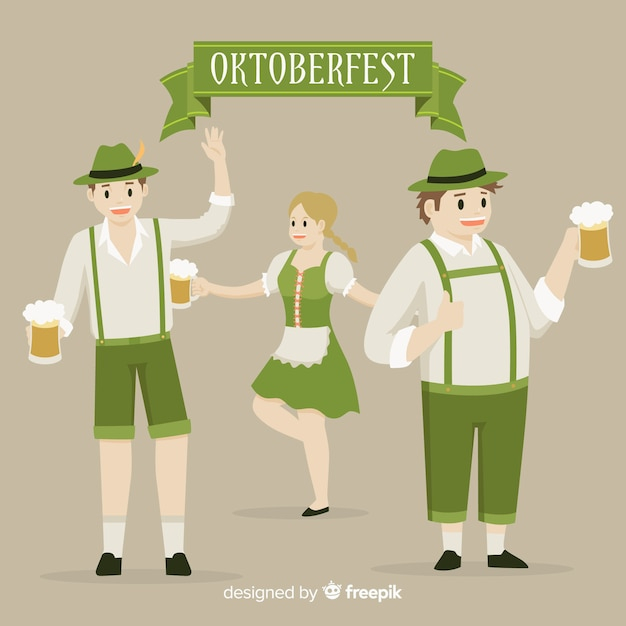  food, people, party, design, man, beer, autumn, dance, celebration, happy, holiday, festival, happy holidays, flat, bar, glass, drink, fall, dress, flat design