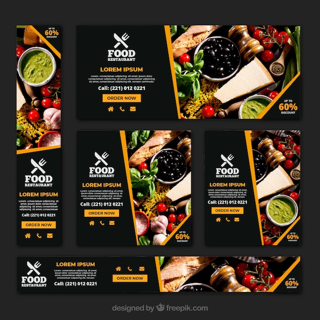  banner, food, business, menu, template, restaurant, kitchen, banners, chef, web, promotion, bread, cook, cooking, company, information, healthy, dinner, eat, tomato