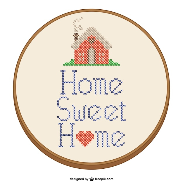 design,family,home,cross,sweet,cloth,embroidery,thread,knit,stitch