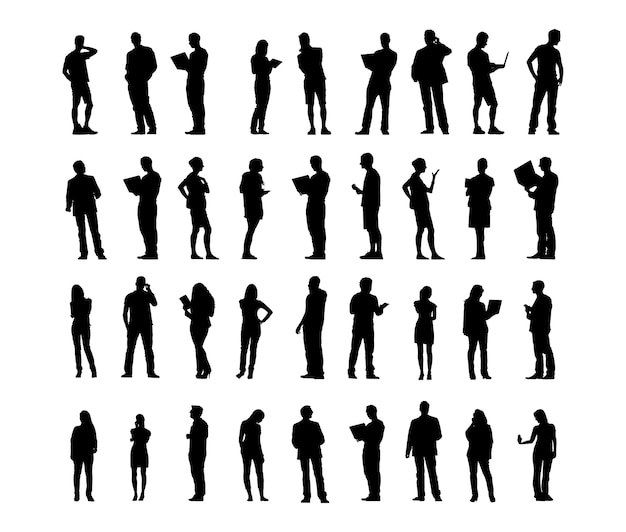  background, business, people, icon, black background, black, white background, graphic, silhouette, avatar, person, businessman, business people, business man, white, men, illustration, people icon, group, people silhouettes