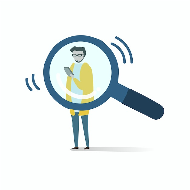  people, technology, icon, graphic, digital, avatar, human, glass, communication, search, men, illustration, connection, magnifying glass, people icon, gadget, device, lifestyle, activity, search icon