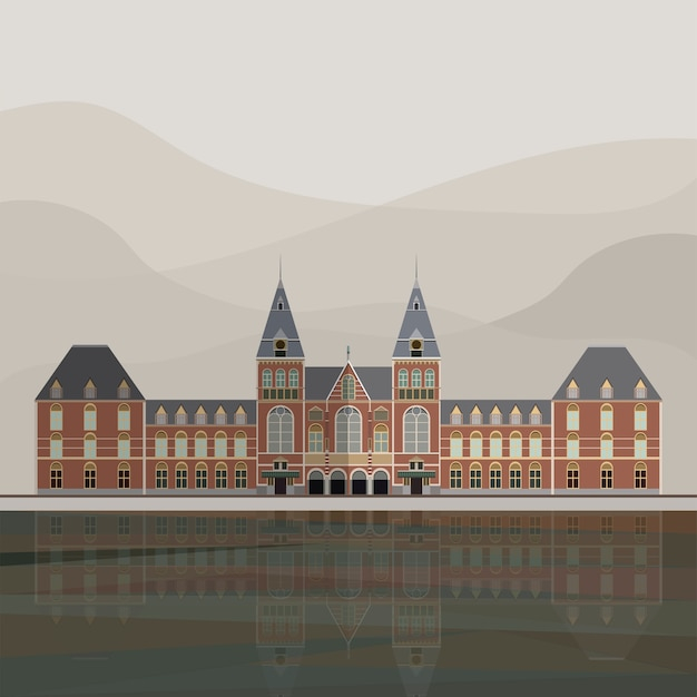 city,building,art,graphic,holiday,architecture,decoration,illustration,europe,history,structure,museum,city buildings,palace,amsterdam,european,cultural,artwork,holland,destination