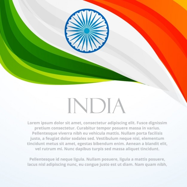 Free: indian flag background 