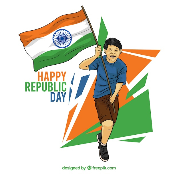  design, man, flag, india, holiday, festival, person, indian, indian flag, running, peace, freedom, country, independence, day, national flag, running man, january, patriotic, chakra