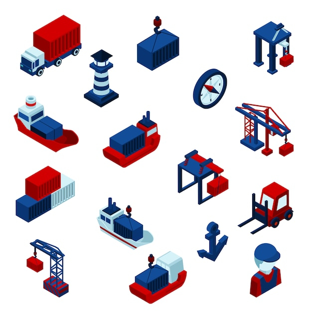 business,box,icons,truck,color,delivery,isometric,ship,boat,compass,elements,anchor,service,emblem,nautical,decorative,symbol,business icons,lighthouse,cargo