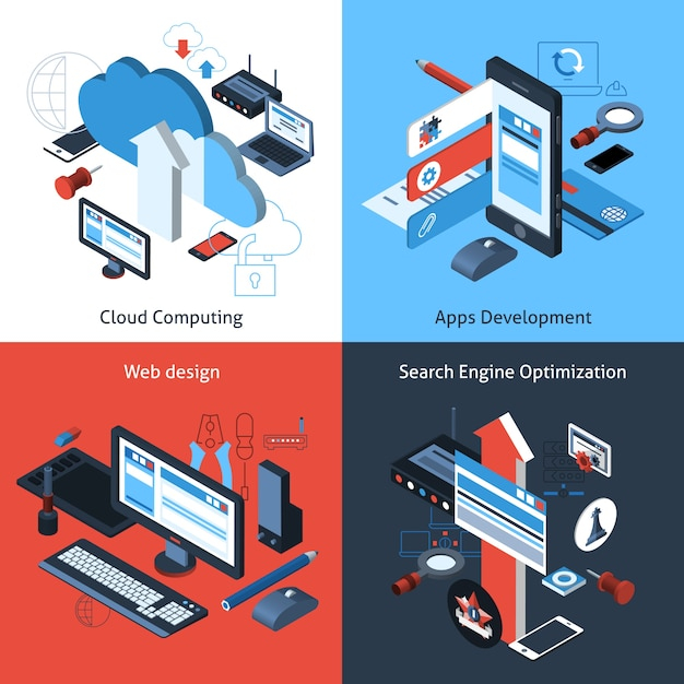  business, abstract, design, technology, computer, cloud, phone, infographics, office, icons, web, 3d, network, promotion, internet, social, corporate, isometric, elements