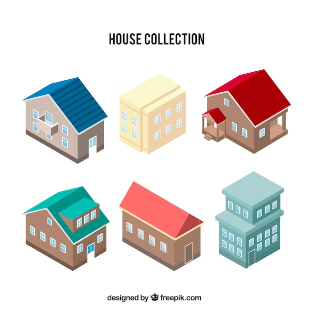 house,building,home,construction,architecture,isometric,modern,town,urban,roof,property,apartment,pack,collection,set,six,facade,residential