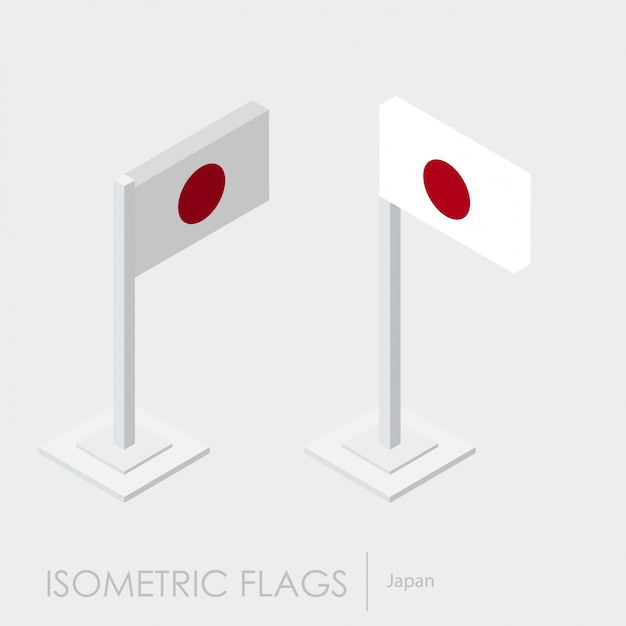 icon,flag,japan,3d,isometric,style,national flag,collection,official,national,republic,territory