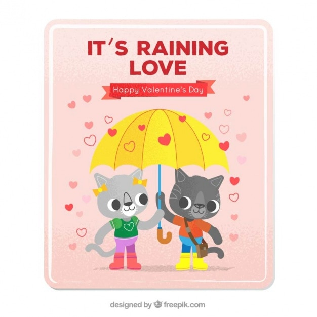 heart,card,love,animal,cat,cute,valentines day,valentine,celebration,animals,couple,umbrella,celebrate,cats,valentines,greeting card,romantic,characters,cute animals,beautiful