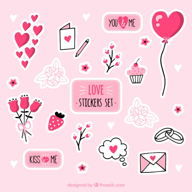 flower,floral,heart,card,love,hand,hand drawn,rose,valentines day,valentine,celebration,balloon,cupcake,labels,envelope,pencil,couple,stickers,strawberry,celebrate