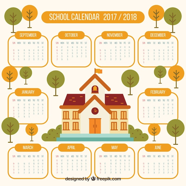 calendar,school,design,template,education,building,student,cute,number,colorful,time,study,flat,trees,students,flat design,plan,schedule,college,date