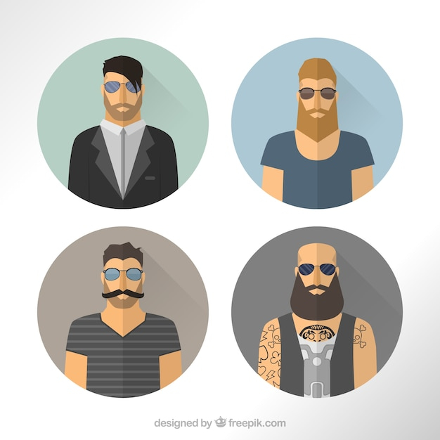 fashion,man,hipster,modern,beard,men,head,mustache,style,male,avatars