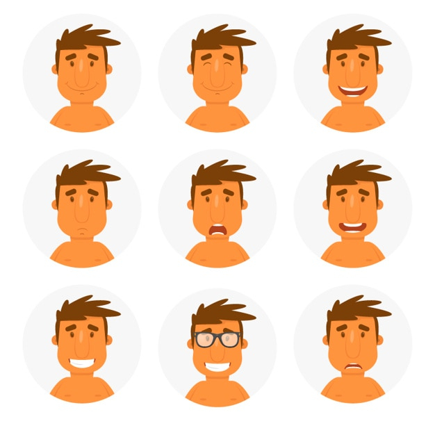 man,face,smile,happy,avatar,illustration,men,sad,angry,happiness,expression,faces,male,happy face,avatars,sadness,mood,expressions