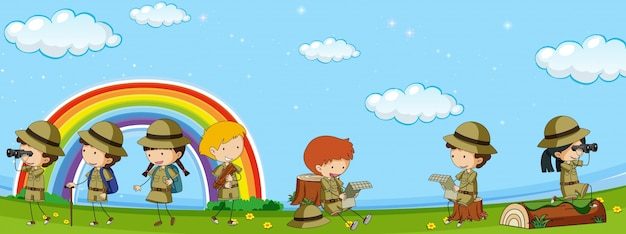 background,kids,character,student,landscape,art,rainbow,garden,graphic,kid,child,drawing,park,kids background,camping,illustration,adventure,fun,youth