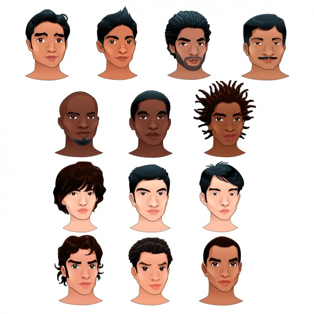 people,man,face,human,boy,men,head,colour,faces,boys,collection,set,colored,heads,coloured