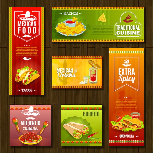 banner,food,badge,text,flat,drink,mexican,emblem,corn,chili,pepper,food banner,bright,mexican food,taco,beans,spicy,cuisine,set,sombrero