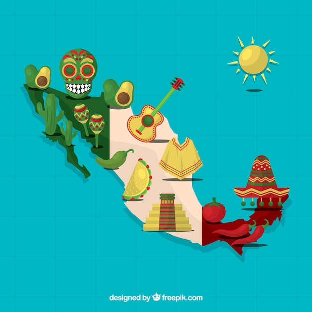 food,design,map,flag,icons,guitar,flat,drink,elements,mexican,cactus,flat design,culture,chili,map icon,mexican food,cultural,mexican flag,mexican culture,mexican drink