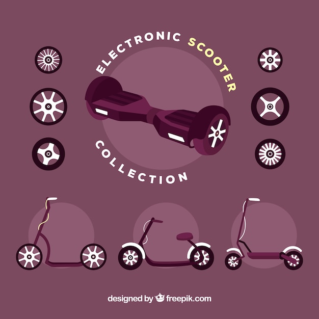 design,city,colorful,flat,modern,electricity,transport,flat design,fun,electric,electronic,transportation,urban,fast,cool,scooter,pack,collection,wheels,set