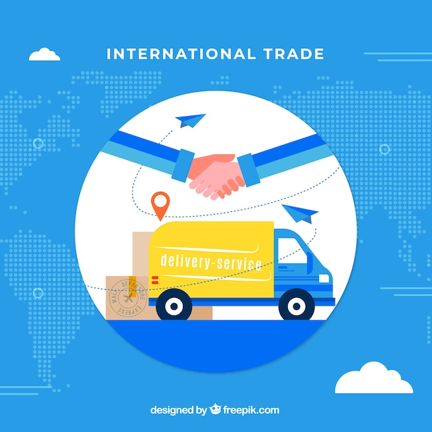 business,design,world,truck,delivery,network,flat,ship,modern,transport,global,industry,flat design,support,traffic,logistics,transportation,industrial,boxes,container