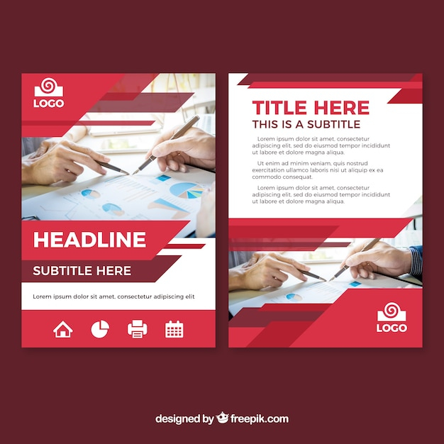  brochure, flyer, poster, business, abstract, cover, template, brochure template, red, shapes, leaflet, flyer template, stationery, corporate, poster template, company, corporate identity, modern, booklet, document