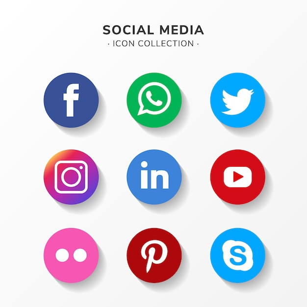  logo, design, icon, facebook, social media, instagram, mobile, icons, web, website, digital, social, flat, twitter, modern, app, youtube, media, whatsapp, mobile app, web icon, blog, networking, linkedin, skype, pinterest, set, flickr, networking icons