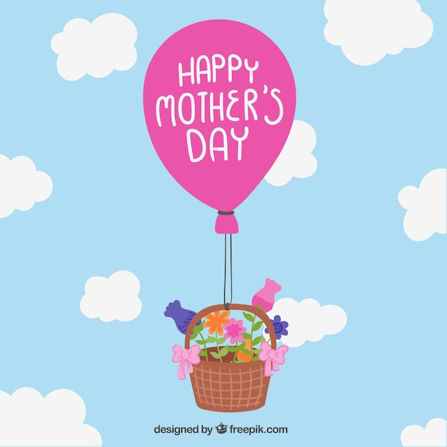 floral,card,flowers,mothers day,sky,balloon,mother,mom,basket,greeting card,bouquet,day,greeting,mothers,flower bouquet,mummy,mum