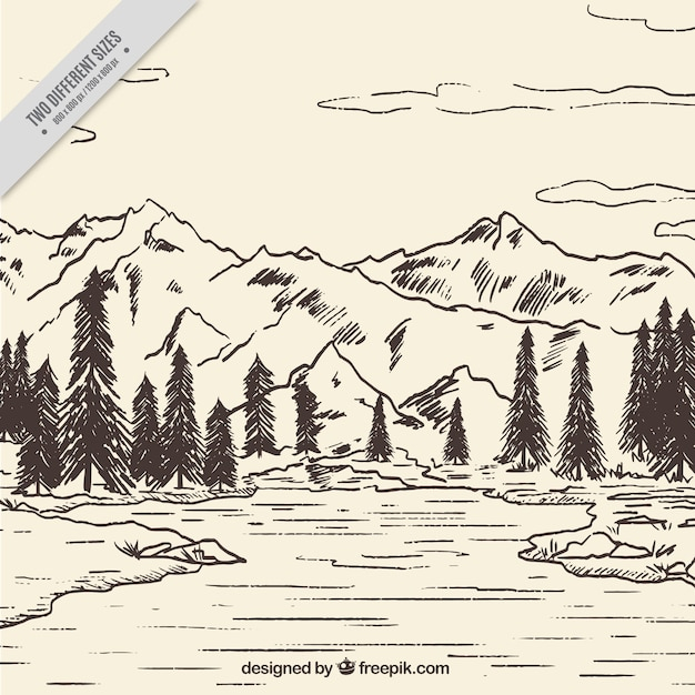 background,hand,nature,mountain,hand drawn,earth,forest,landscape,sketch,backdrop,drawing,trees,natural,environment,nature background,outdoor,land,ground,drawn,sketchy