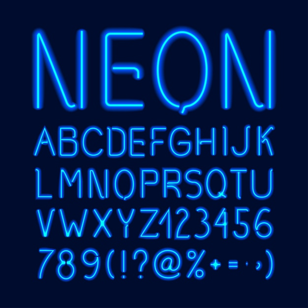 light,blue,icons,art,font,alphabet,text,sign,neon,numbers,night,electricity,decorative,symbol,letters,glow,bright,icon set,type,collection