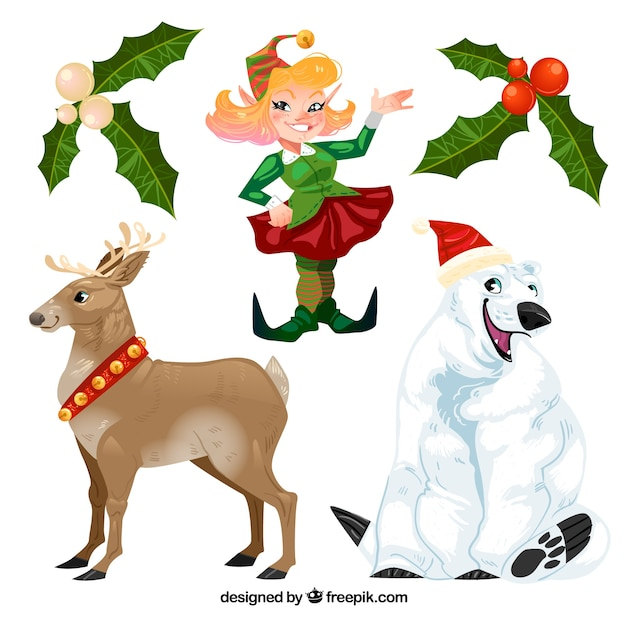 christmas,christmas card,merry christmas,design,xmas,character,celebration,happy,bear,holiday,festival,reindeer,happy holidays,flat,white,decoration,christmas decoration,flat design,december,elf