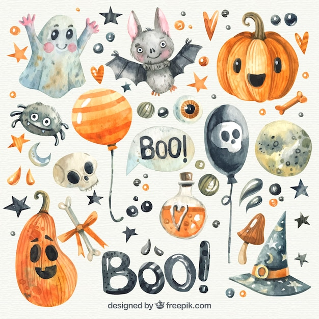  watercolor, party, halloween, cute, celebration, holiday, balloons, pumpkin, walking, mushroom, ghost, spider, horror, halloween party, costume, dead, scary, october, evil, collection, nice, terror, jack, spooky, creepy, trick or treat, trick, walking dead, treat, deads