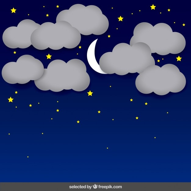 background,blue background,blue,sky,moon,stars,clouds,night,weather,night sky,blue sky,stars background,cloudy,starry