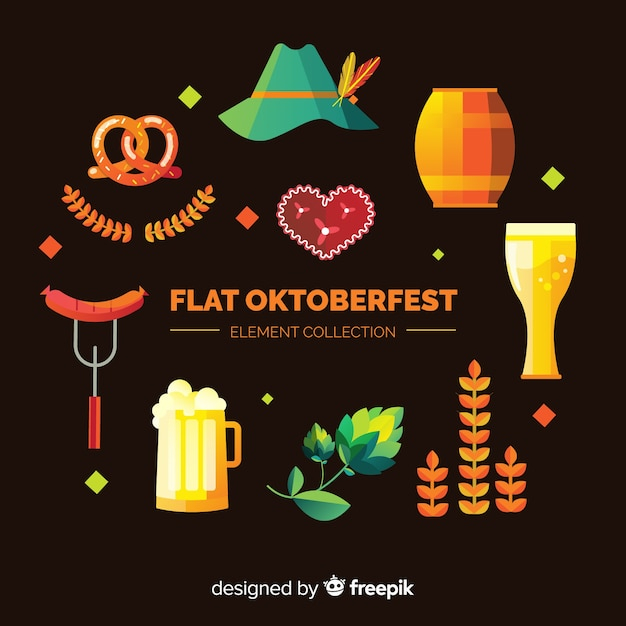  food, party, design, beer, autumn, celebration, holiday, festival, flat, bar, glass, drink, fall, elements, flat design, design elements, mug, alcohol, culture, traditional