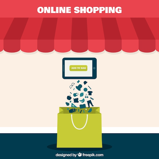 technology,shopping,shop,internet,bag,smartphone,shopping bag,online,online shopping,gadget,device,concept,mobilephone