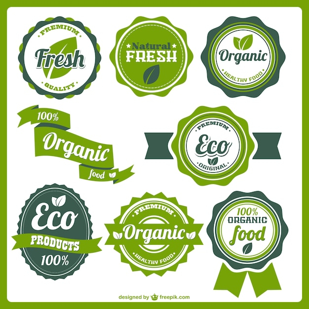 food,label,design,green,stamp,sticker,labels,eco,organic,natural,ecology,stickers,fresh,stamps,organic food,set,freebie