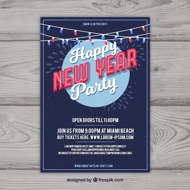 brochure,flyer,poster,christmas,happy new year,new year,music,party,design,template,brochure template,party poster,leaflet,christmas lights,dance,celebration,happy,holiday,event,festival