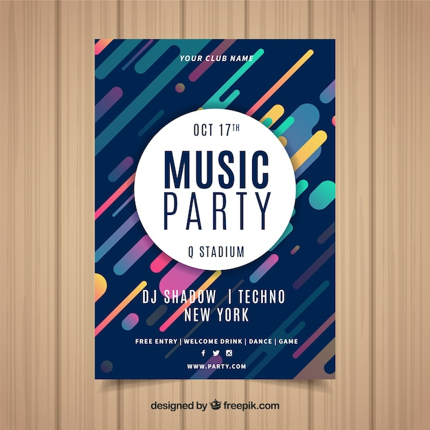 brochure,flyer,poster,music,abstract,party,brochure template,party poster,leaflet,dance,colorful,event,festival,flyer template,stationery,party flyer,poster template,booklet,fun,print