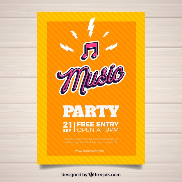 brochure,flyer,poster,music,party,design,brochure template,party poster,leaflet,dance,event,festival,flyer template,note,stationery,flat,party flyer,poster template,booklet,flat design