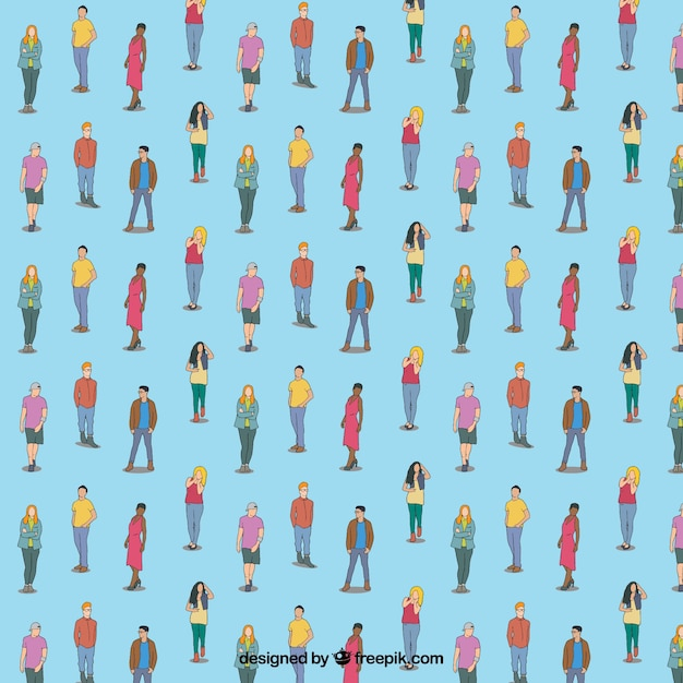 pattern,people,man,human,person,men,group,seamless,society,loop,population,adult,repeat,persons,citizen