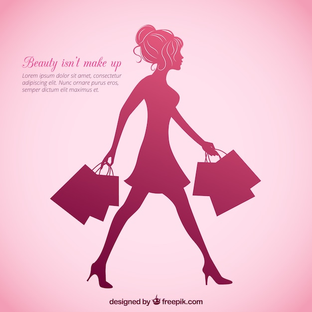 background,template,pink,shopping,shop,silhouette,pink background,shopping bag,woman silhouettes,salon,bags,female,shopping bags,beaty
