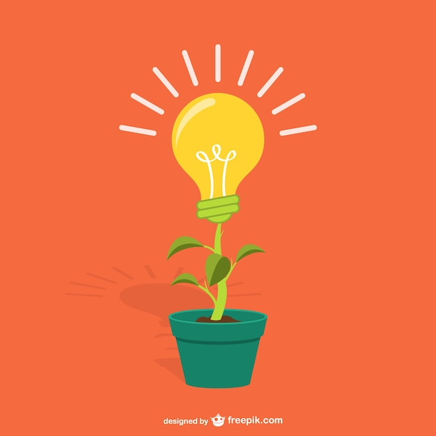 light,cartoon,idea,light bulb,plant,creative,bulb,plants,startup,entrepreneur,ideas,lightbulb,horizontal,plant vector,lightbulbs,plant vectors