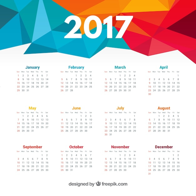  calendar, winter, happy new year, new year, school, abstract, 2017, party, template, celebration, happy, number, holiday, time, event, happy holidays, new, colors, polygonal, december