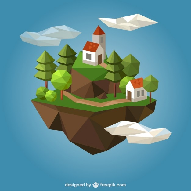 house,nature,polygonal,country,houses,countryside,polygons,rural,low,country house,farmhouse