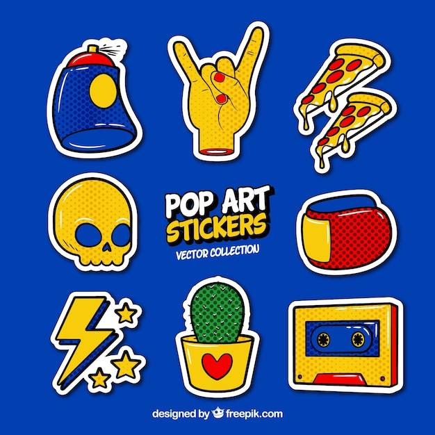 hand,sticker,pizza,comic,hand drawn,skull,cute,art,happy,colorful,pop art,drawing,modern,elements,cactus,stickers,fun,funny,lightning,hand drawing