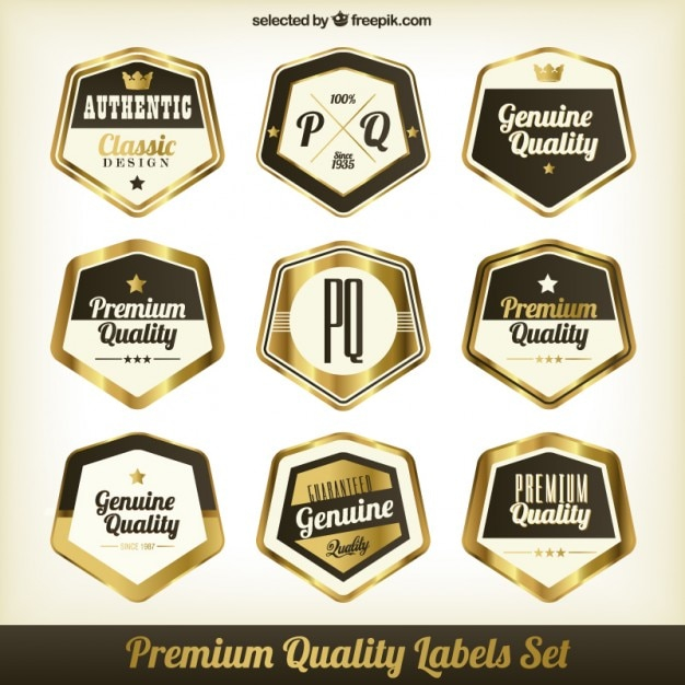 label,gold,badge,tag,polygon,badges,labels,golden,tags,polygonal,quality,premium,guarantee,gold label,pentagon,guaranteed