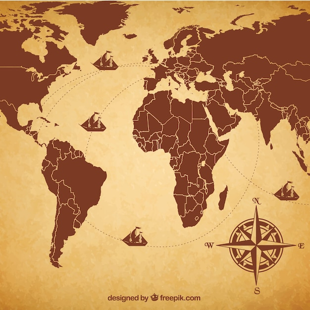  vintage, map, retro, world, world map, compass, nautical, marine, vintage retro, worldmap, continents, maritime