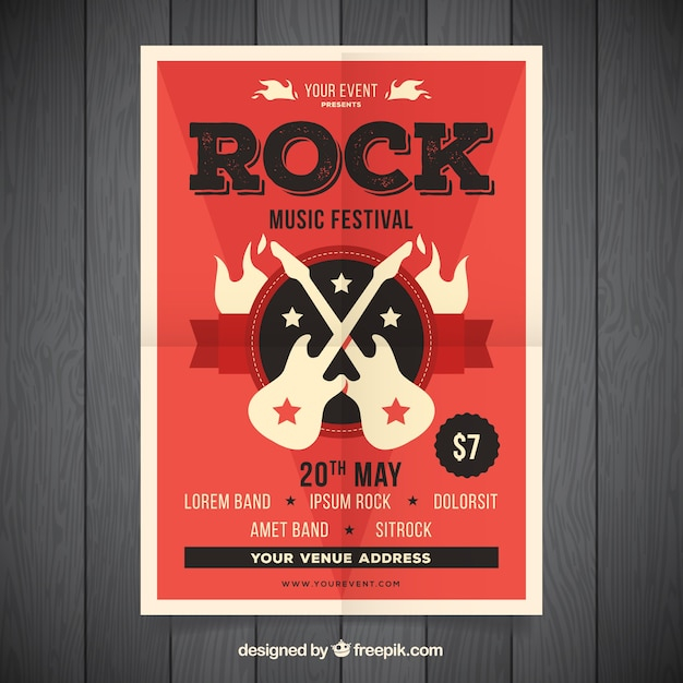 brochure, flyer, poster, music, party, template, brochure template, retro, party poster, leaflet, dance, celebration, event, festival, guitar, flyer template, stationery, rock, party flyer, poster template