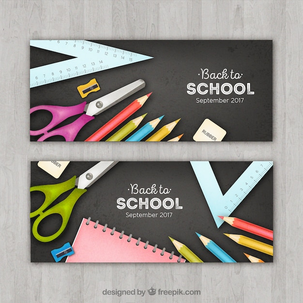banner,school,template,education,student,banners,science,back to school,study,notebook,elements,colors,students,scissors,college,creativity,learn,back,teaching,accessories
