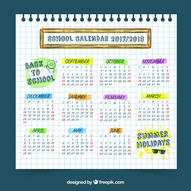 calendar,school,2017,hand,template,education,student,hand drawn,calendar 2017,science,number,time,back to school,study,drawing,students,plan,schedule,college,date