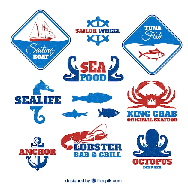 food,badge,sea,fish,badges,ocean,seafood,sea food,prawn