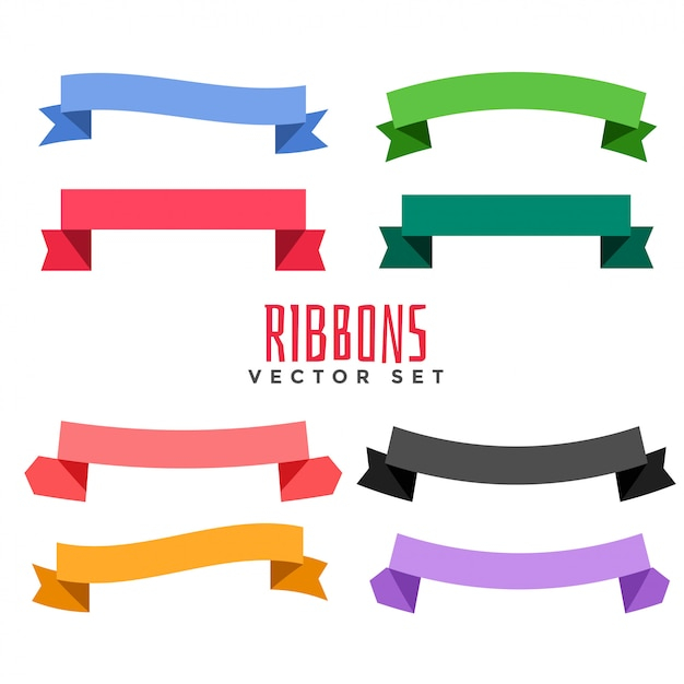 banner,ribbon,color,colorful,flat,ribbons,decoration,ribbon banner,tape,element,decor,decorative elements,collection,set,different
